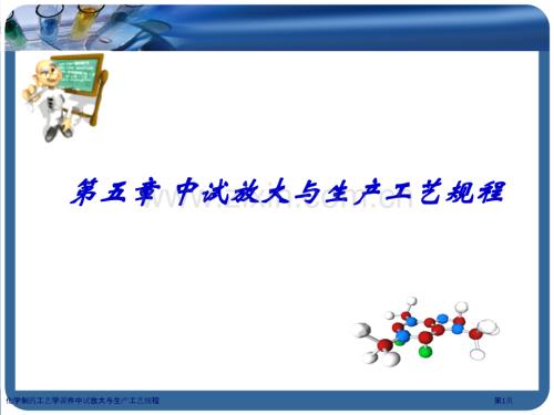 化學制藥工藝學課件中試放大與生產工藝規程.pptx